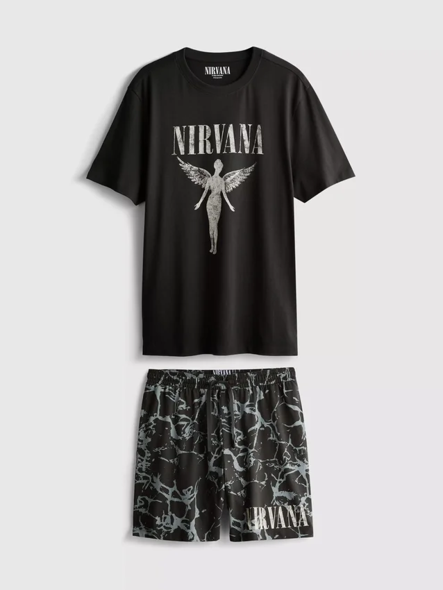 Conjunto de pijama curto Nirvana