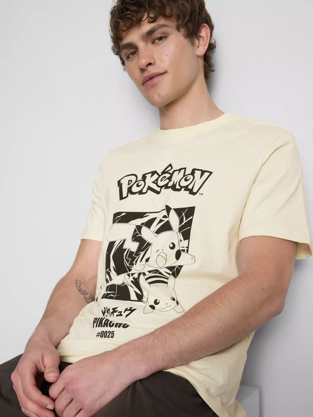 Conjunto de pijama curto Pokémon