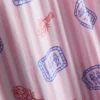 Conjunto de pijama de algodão estampado