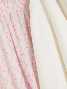 Conjunto de pijama de calções estampado