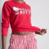 Conjunto de pijama às riscas da Hello Kitty
