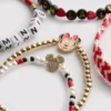Conjunto de pulseiras da Minnie Mouse da Disney