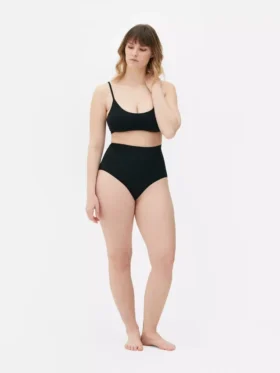 Cueca de cintas modeladoras sem costuras de cintura alta