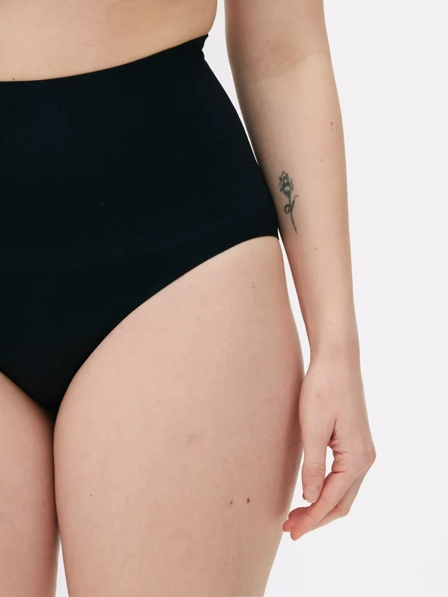 Cueca de cintas modeladoras sem costuras de cintura alta
