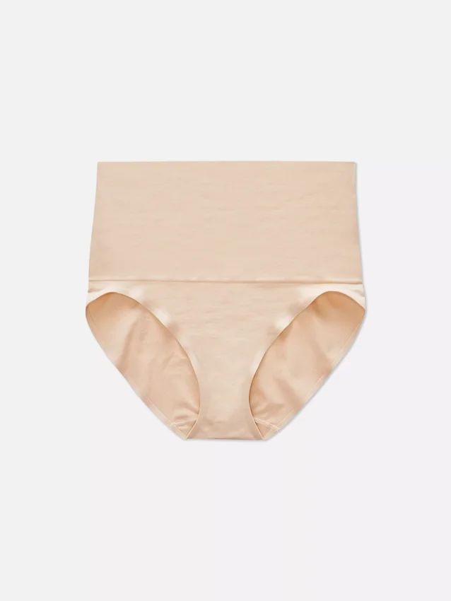 Cueca de cintas modeladoras sem costuras de cintura alta