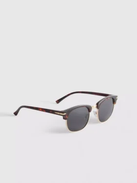 Óculos de sol Clubmaster com lentes coloridas