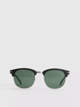Óculos de sol Clubmaster com lentes coloridas
