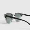 Óculos de sol Clubmaster com lentes coloridas