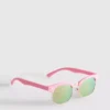 Óculos de sol com lentes redondas
