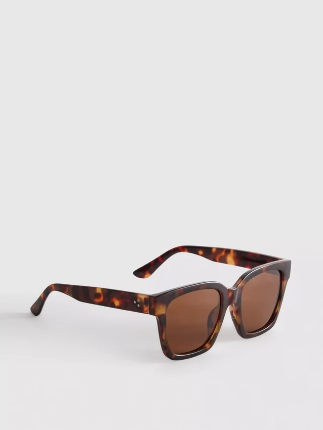 Óculos de sol oversize estilo «olho de gato»