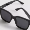 Óculos de sol oversize estilo «olho de gato»