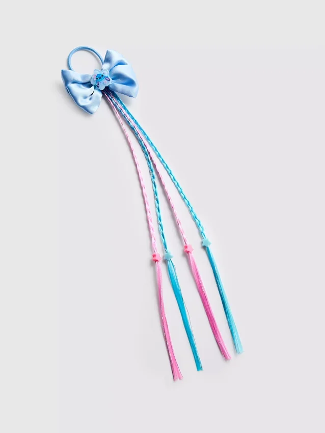 Elástico de cabelo com laço do Stitch da Disney
