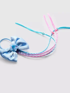 Elástico de cabelo com laço do Stitch da Disney