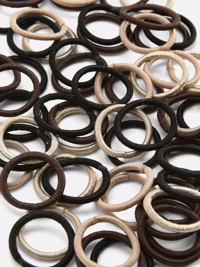 Embalagem de 60 mini elásticos