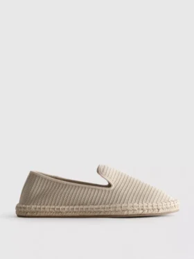 Espadrilha de malha de cano baixo