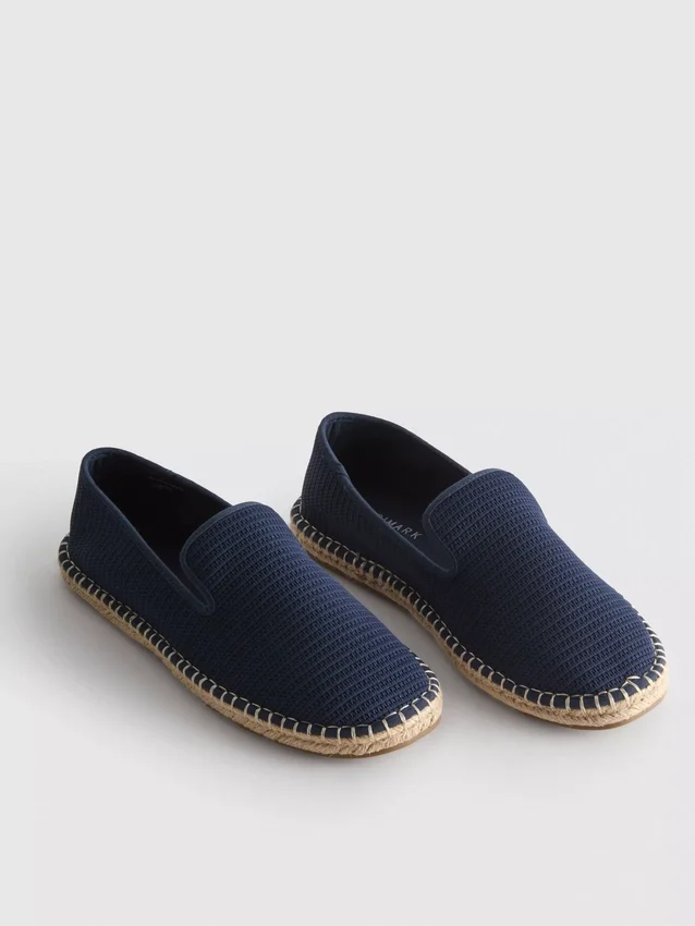 Espadrilha de malha de cano baixo