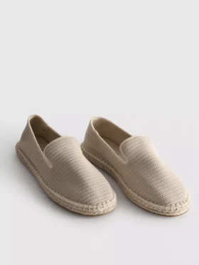 Espadrilha de malha de cano baixo