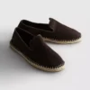 Espadrilha de malha de cano baixo