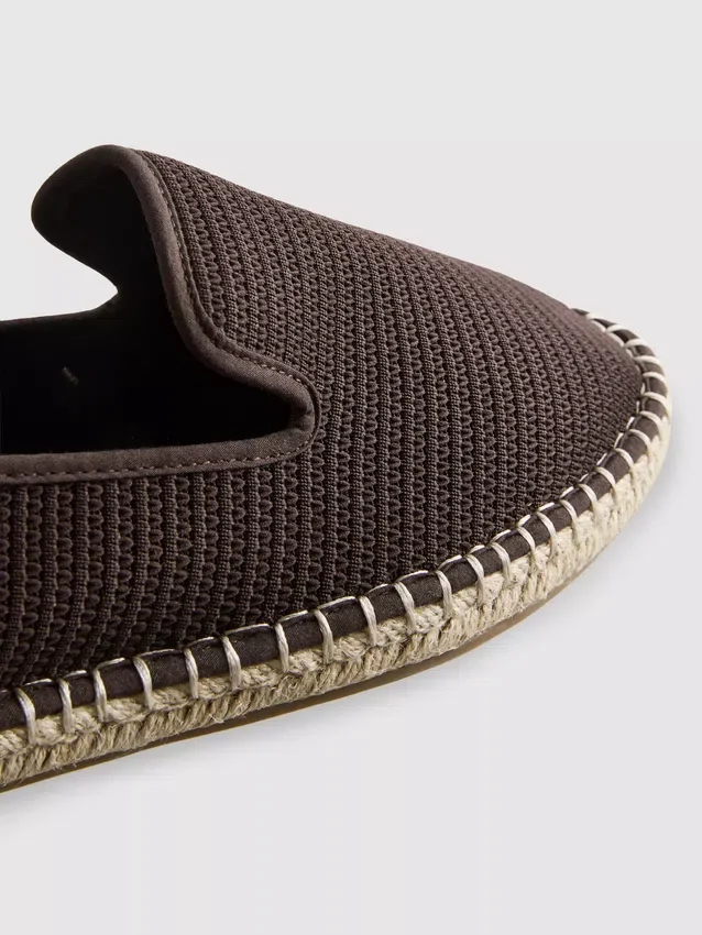 Espadrilha de malha de cano baixo