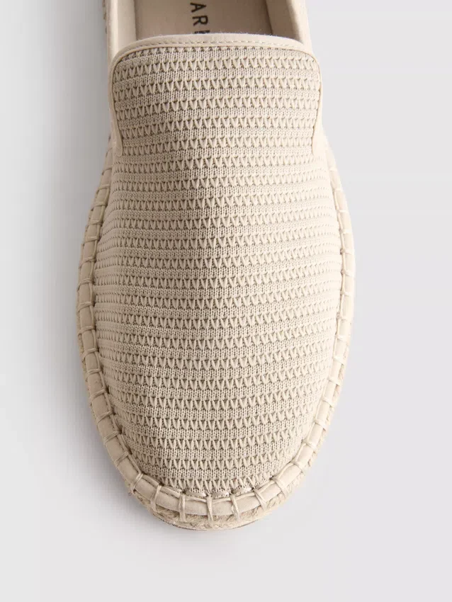 Espadrilha de malha de cano baixo