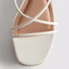 Espadrilhas de cunha com tiras