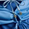 Fato de banho bandeau com recortes