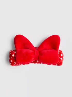 Fita para a cabeça com laço de pelúcia da Minnie Mouse da Disney