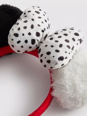 Fita para a cabeça com orelhas dos «101 Dálmatas» da Disney