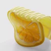 Grampo de cabelo em forma de fatia de fruta