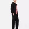 Hoodie essencial com fecho de correr