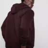 Hoodie essencial com fecho de correr