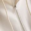 Hoodie essencial com fecho de correr