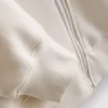 Hoodie essencial com fecho de correr