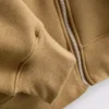 Hoodie essencial com fecho de correr