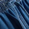 Jeans de algodão com corte afunilado