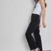 Jeans de cintura alta e perna reta