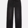 Jeans de cintura alta e perna reta