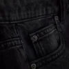 Jeans de cintura alta e perna reta