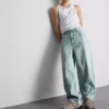 Jeans de cintura média