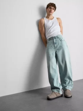 Jeans de cintura média