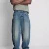Jeans de cintura média