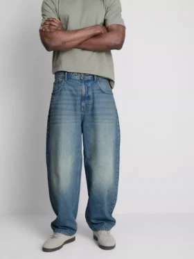 Jeans de cintura média