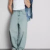 Jeans de cintura média