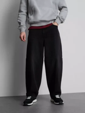 Jeans de cintura média