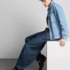 Jeans de cintura média