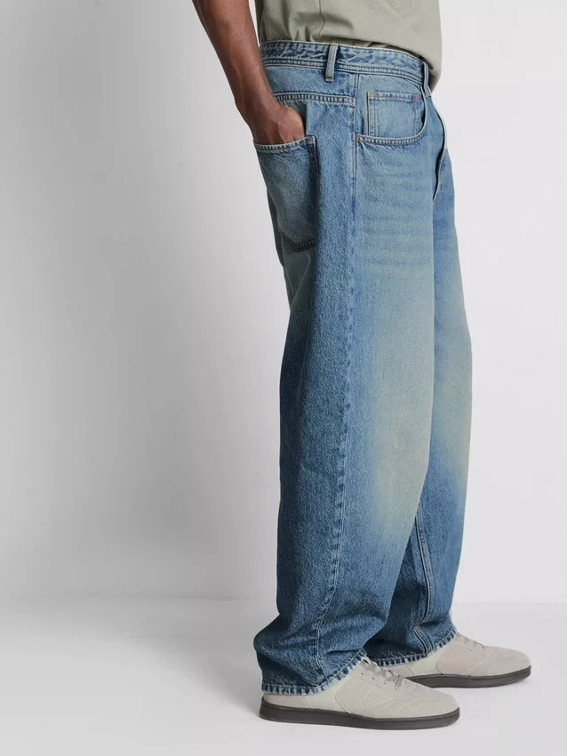 Jeans de cintura média