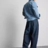 Jeans de cintura média