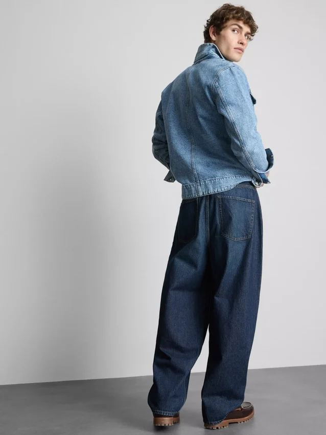 Jeans de cintura média