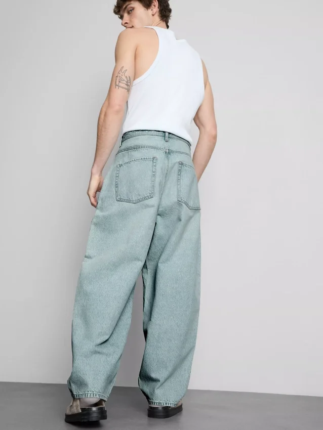 Jeans de cintura média