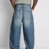 Jeans de cintura média